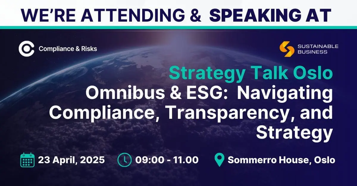 Adherent (formerly Compliance & Risks). Sustainable Business Strategy Talk Oslo