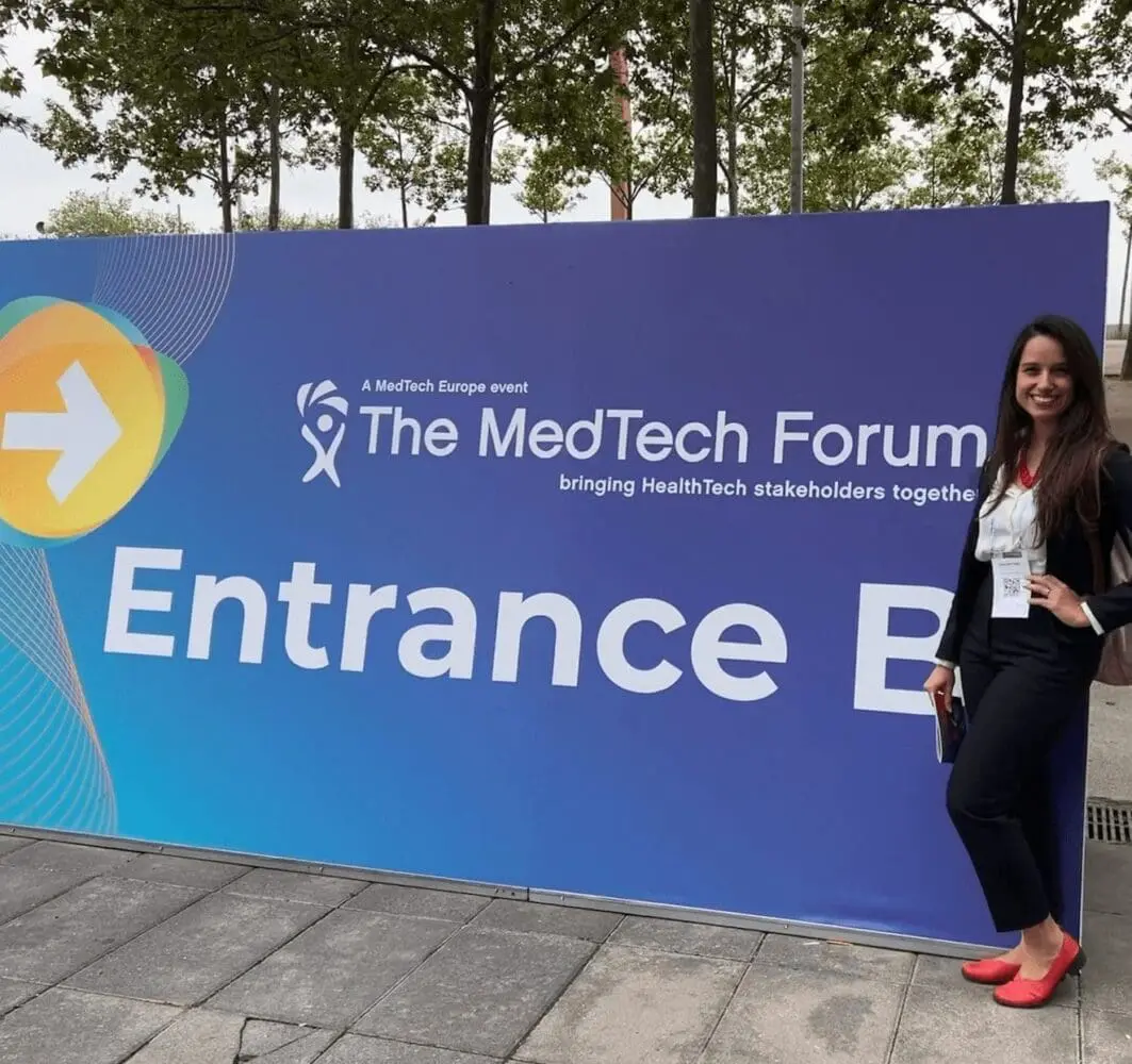 Adherent (formerly Compliance & Risks). Fernanda from compliance & risks attends MedTech Forum 2022