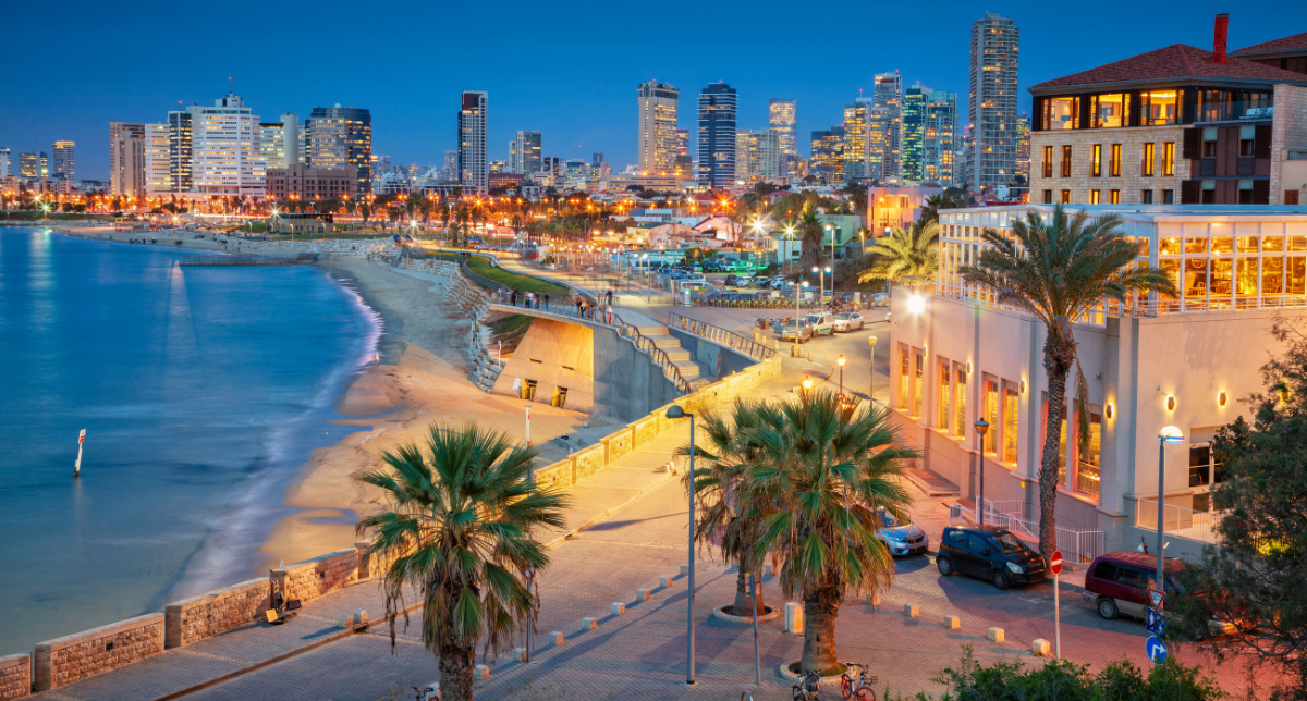 Adherent (formerly Compliance & Risks). Tel Aviv skyline - concept for Israel's New Import Standards