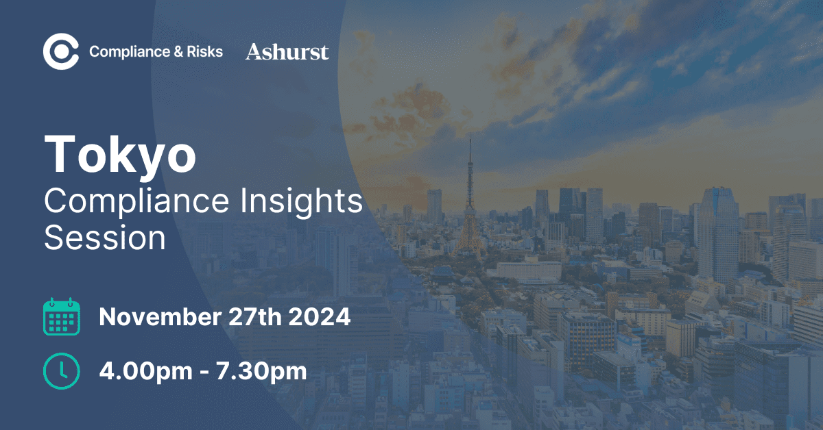 Adherent (formerly Compliance & Risks). Compliance Insights Session Tokyo