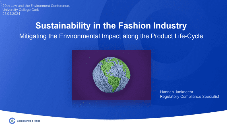 Adherent (formerly Compliance & Risks). UCC Law and the Environment Conference