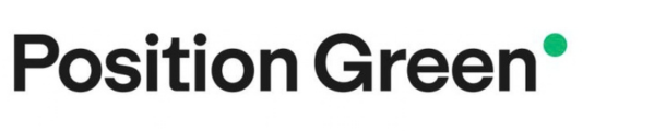 Position Green logo with black text and a green dot.