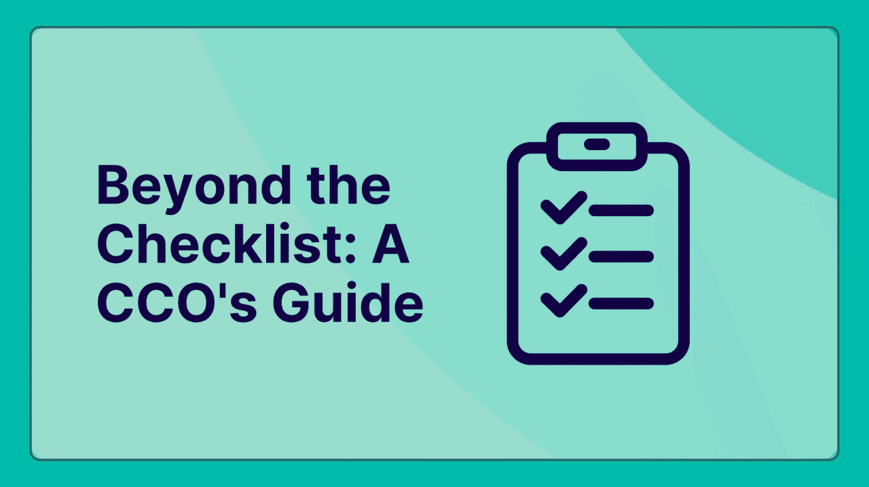 Beyond the Checklist A CCO's Guide to Compliance Risk Metrics That Drive Business Value