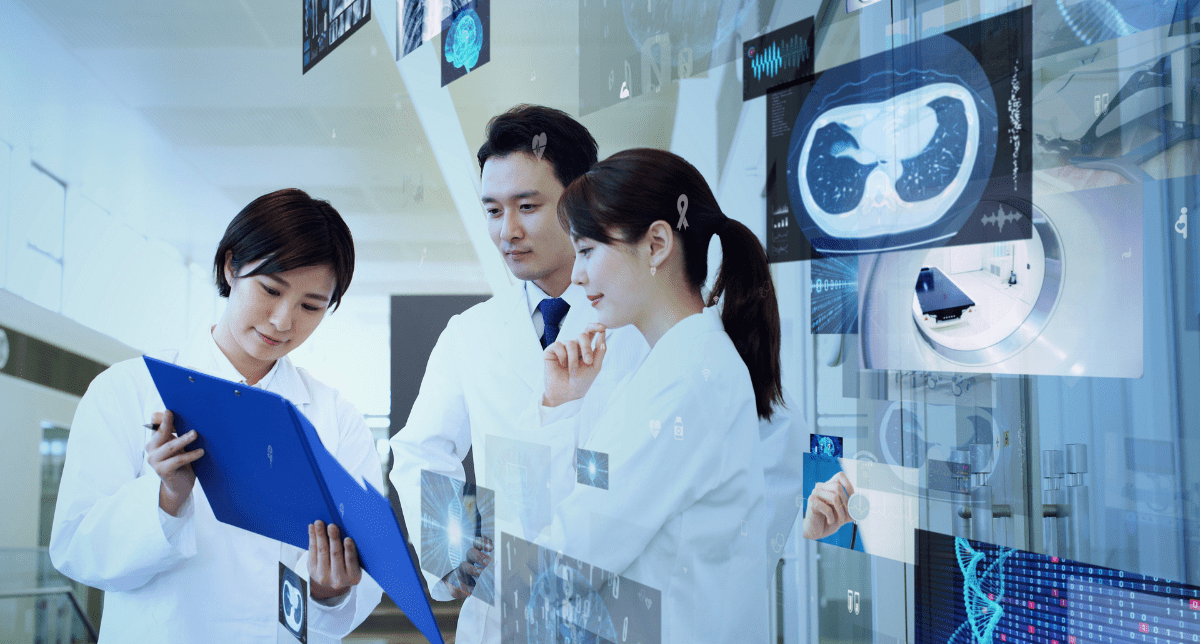 Doctors in medical setting with medical devices under EU Regulation 2024/1860