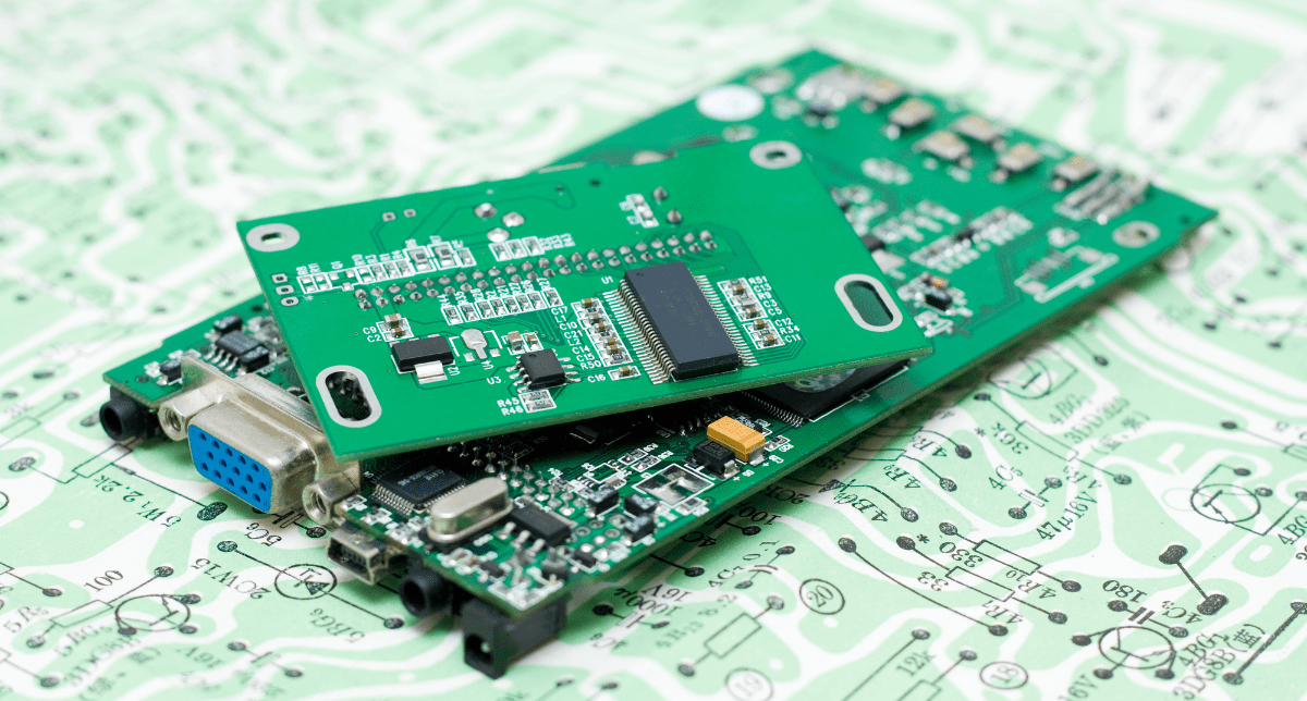 PCB circuit board - concept for China RoHS